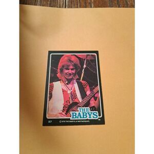 Vintage 1979 The Babys Trading Card #57 London Rock Band Collectible